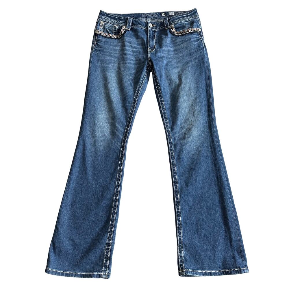 Miss Me Blue Boot Cut Jeans